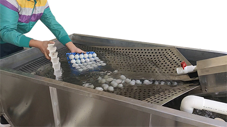 Carga de agua para lavado